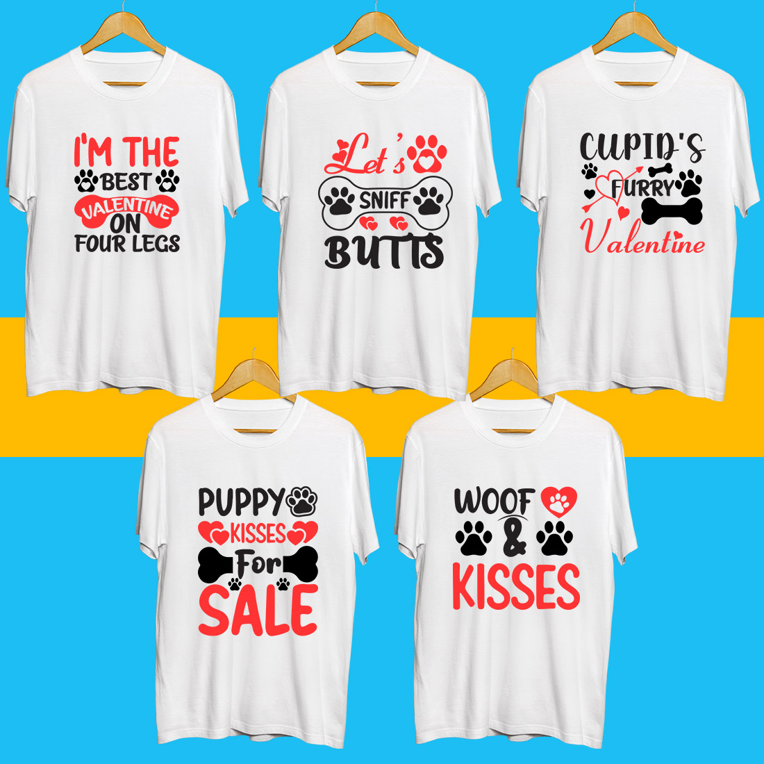 Valentine day SVG Bundle cover image.