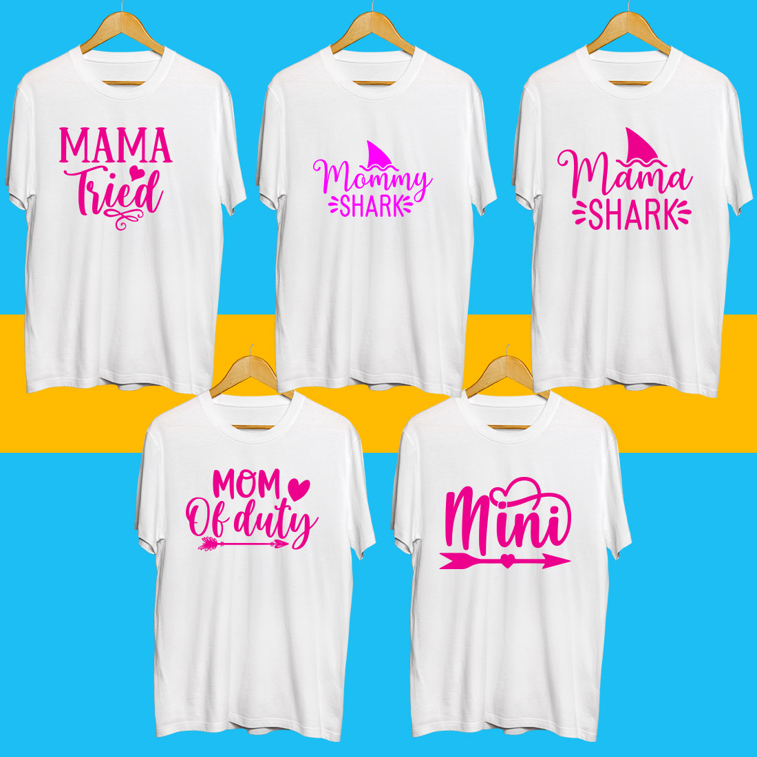 Mom T Shirt Bundle preview image.