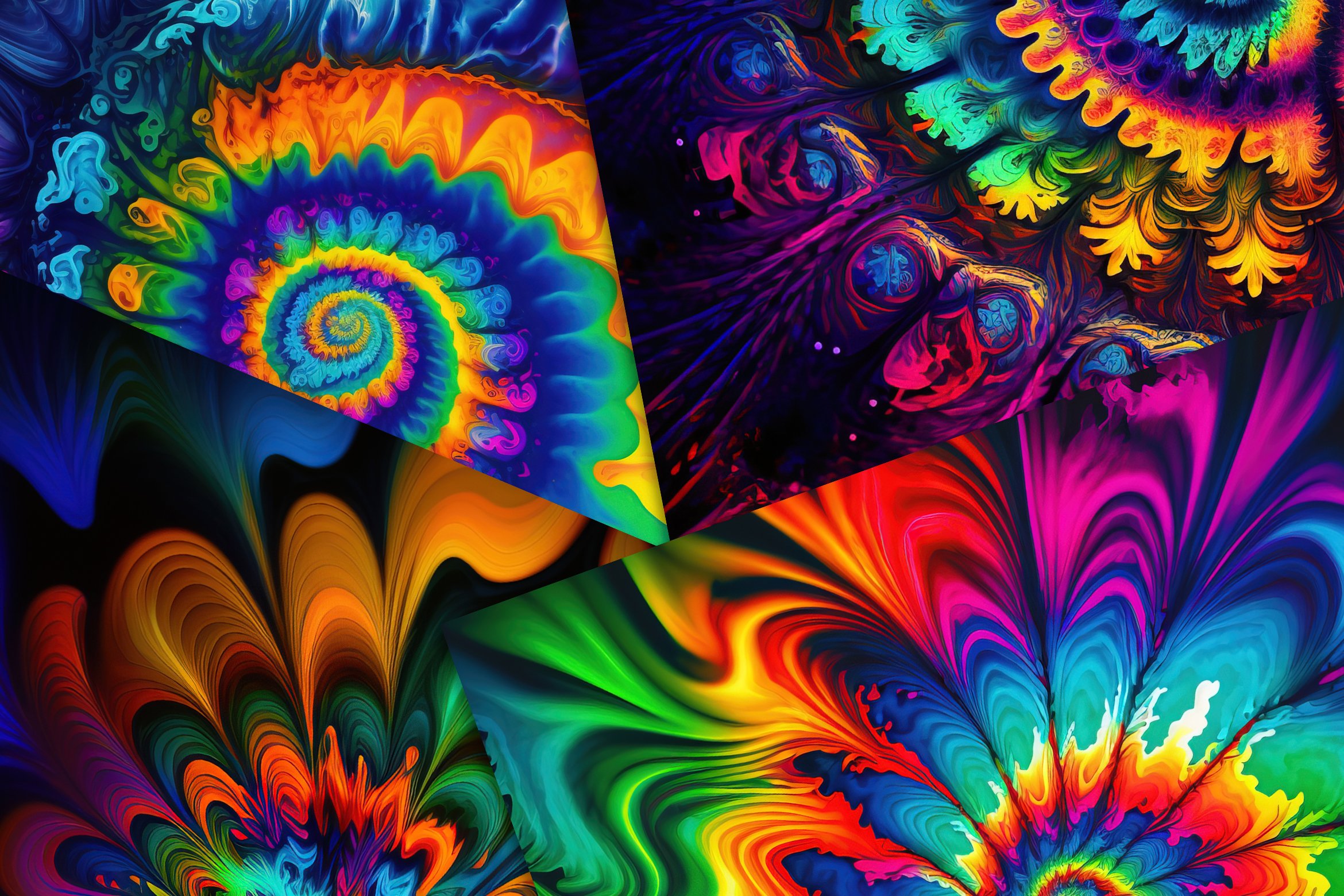 Ocean Blue Tiedye Digital Paper Background Texture Vibrant Tiedye  Background PNG Digital Download Files 