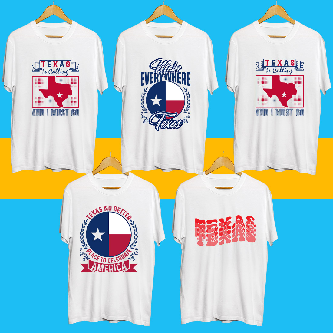 Texas SVG Bundle preview image.