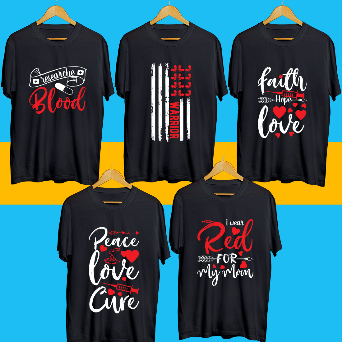 Hemophilia Day SVG Bundle preview image.