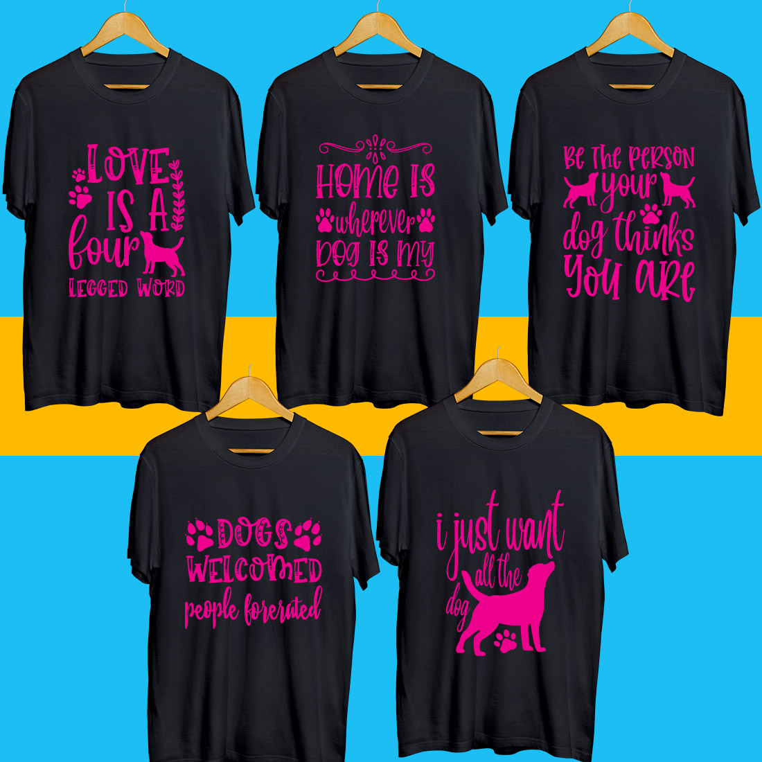 Dog SVG Bundle cover image.