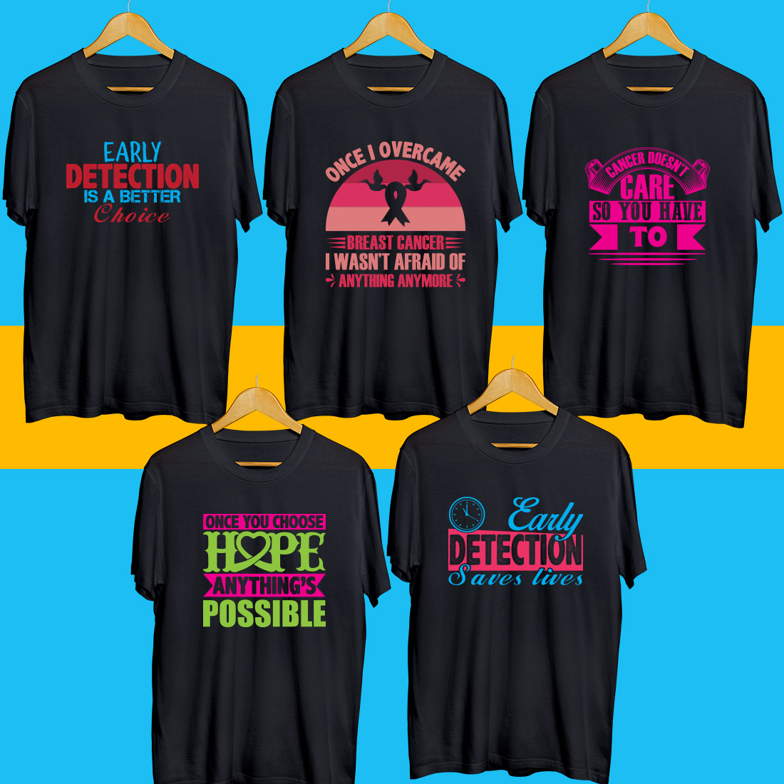 Cancer day SVG Bundle preview image.