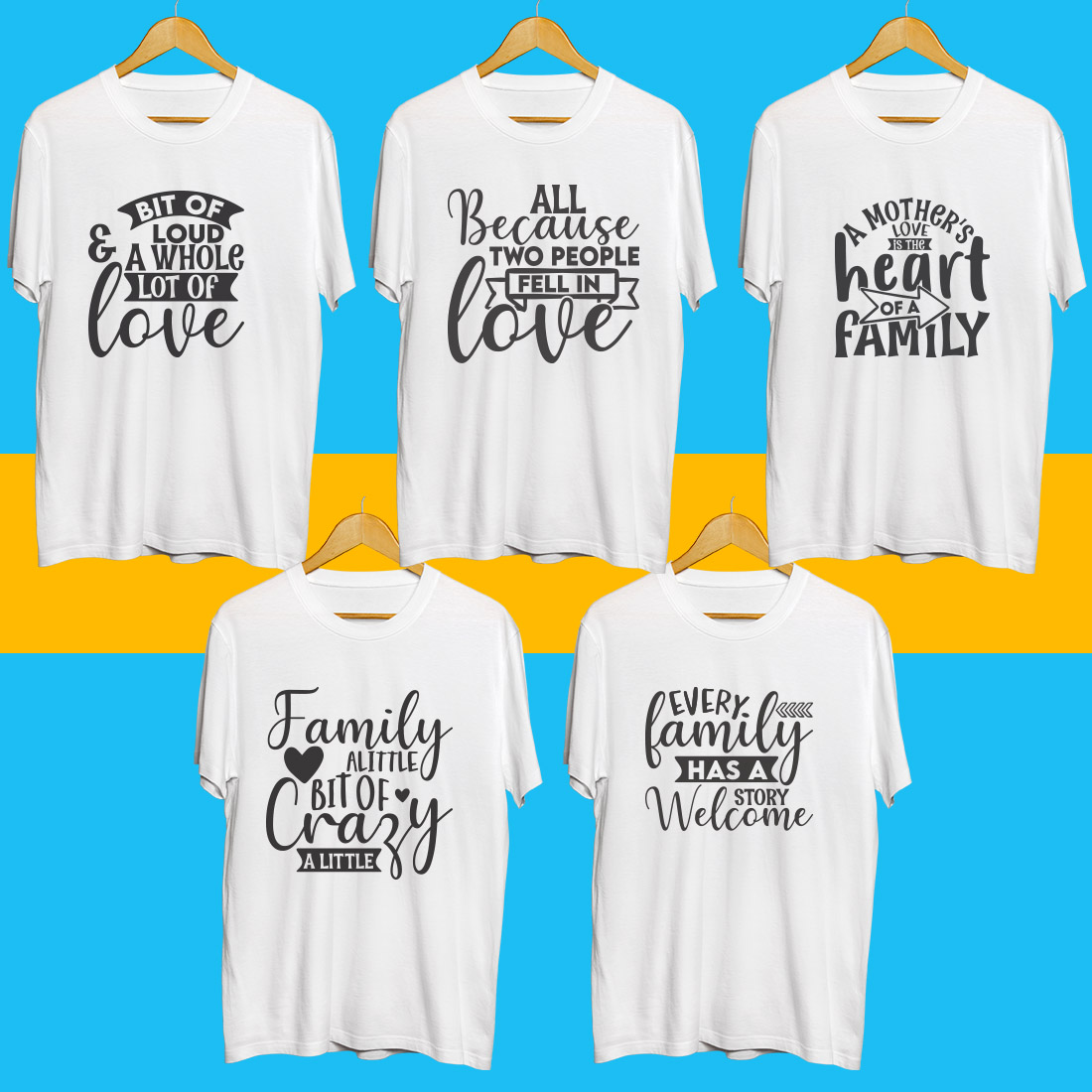 Family SVG Bundle preview image.
