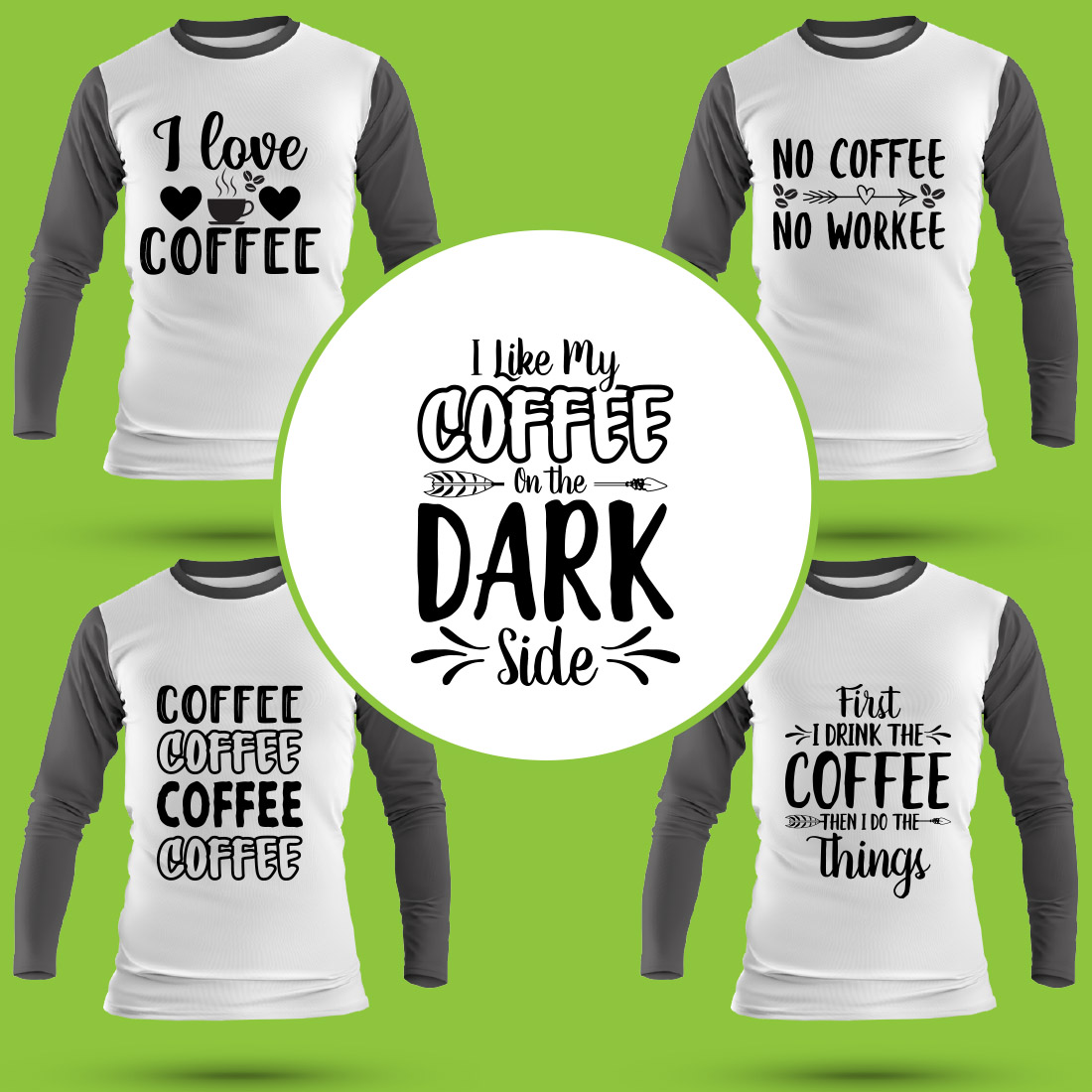 Coasters SVG T Shirt Designs Bundle cover image.