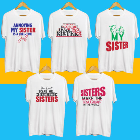 Sister Day SVG Bundle cover image.