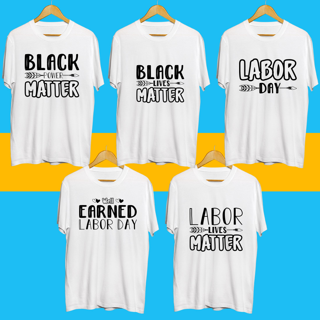 Labor day SVG Bundle cover image.
