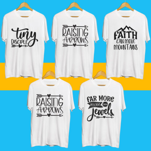 Halloween SVG T Shirt Designs Bundle cover image.
