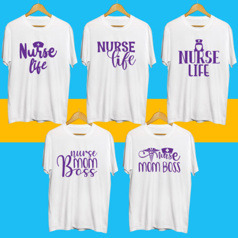 Nurse SVG Bundle cover image.
