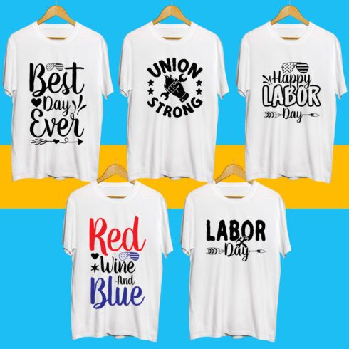 Labor day SVG Bundle cover image.