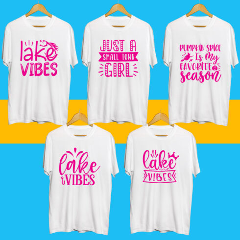 Inspiration SVG T Shirt Designs Bundle cover image.