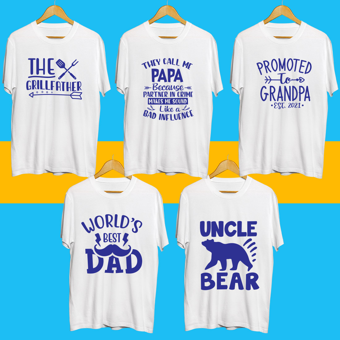 DAD SVG Bundle cover image.