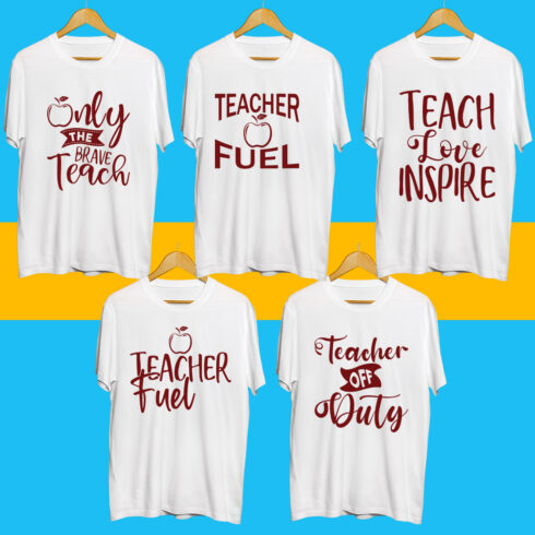 Teacher SVG Bundle cover image.