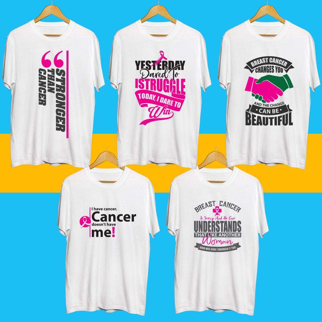 Cancer day SVG Bundle cover image.
