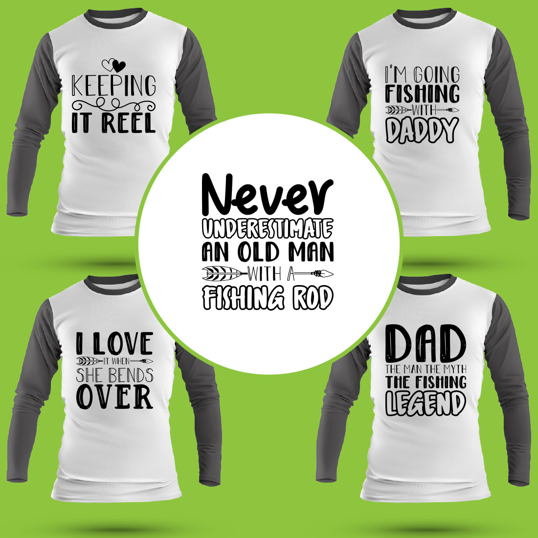 Fishing T Shirt Designs Bundle - MasterBundles