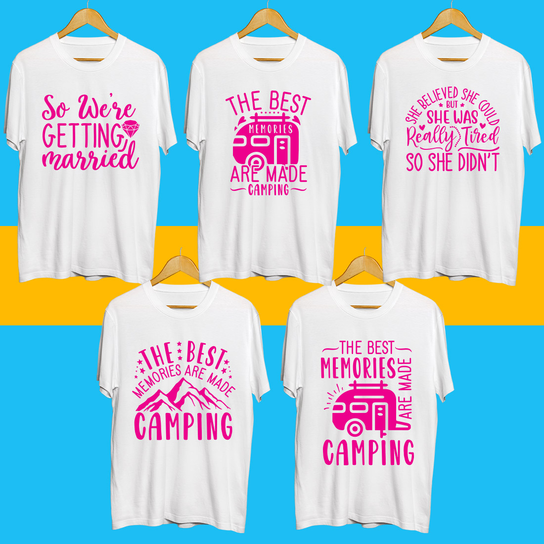 Inspiration SVG T Shirt Designs Bundle preview image.