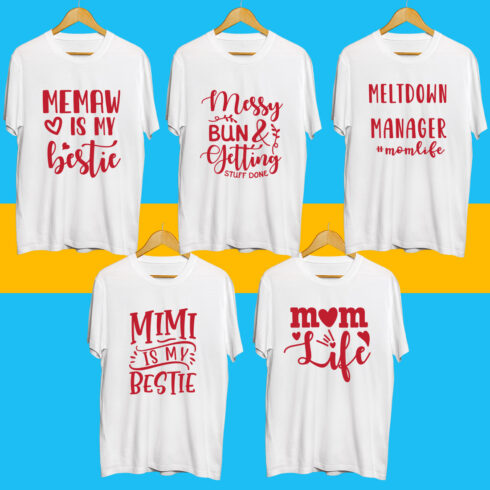 Mom T Shirt Bundle cover image.