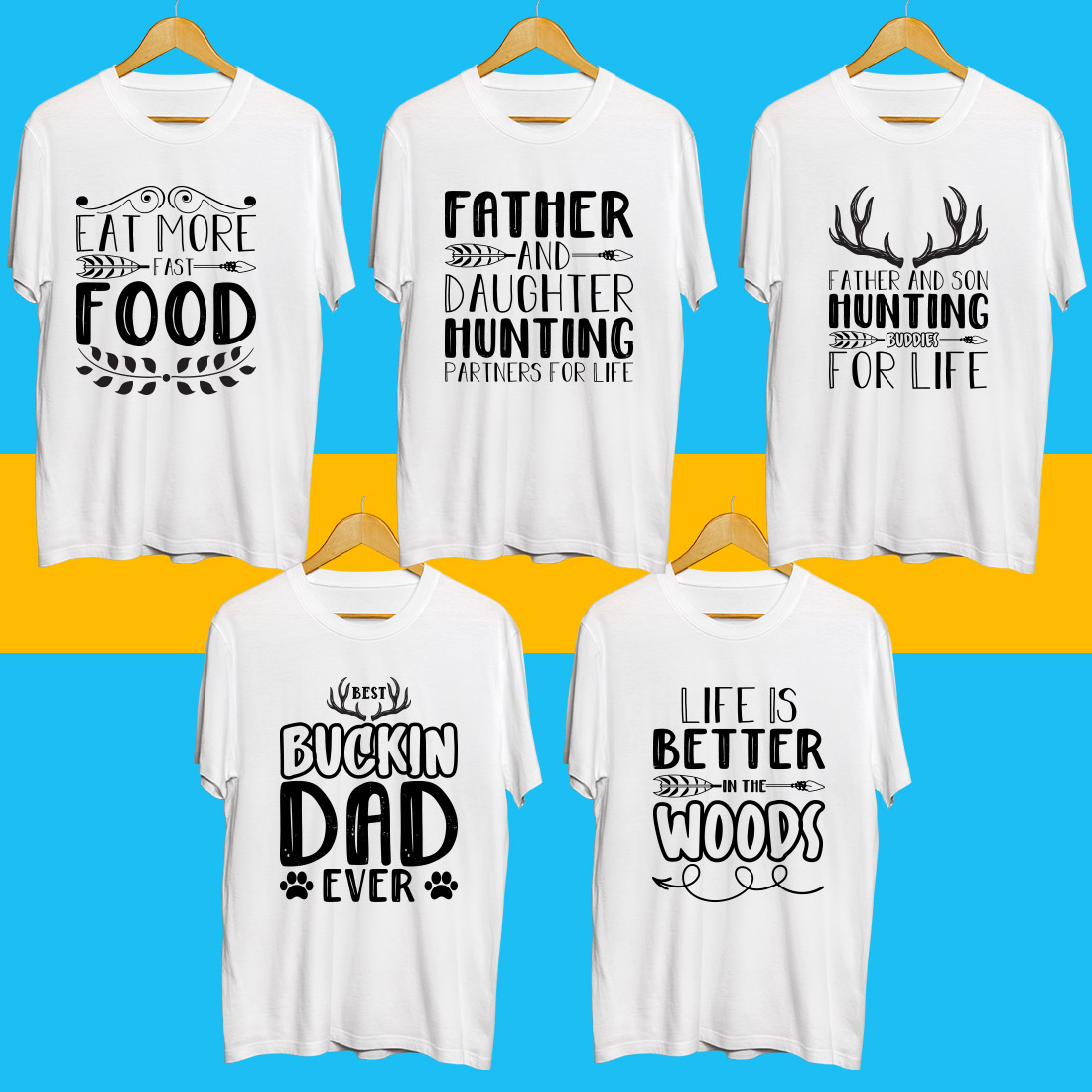 Hunting SVG Bundle cover image.