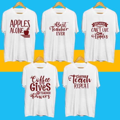 Teacher SVG Bundle cover image.