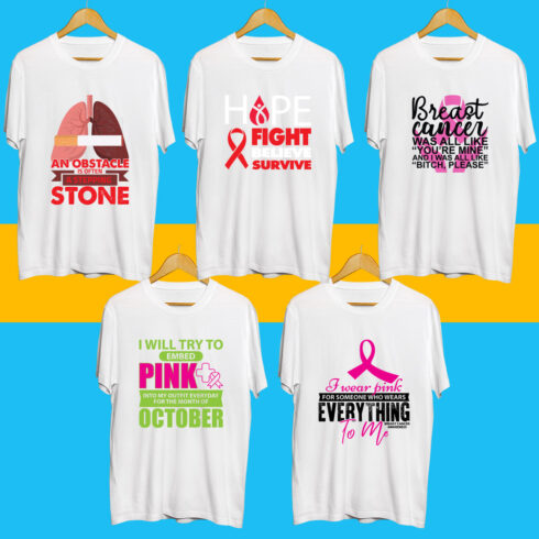 Cancer day SVG Bundle cover image.