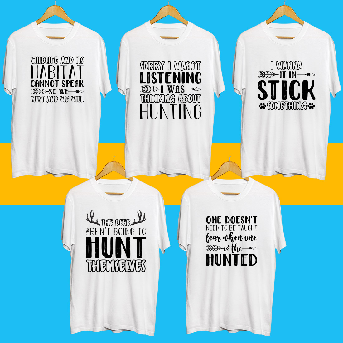 Hunting SVG Bundle preview image.