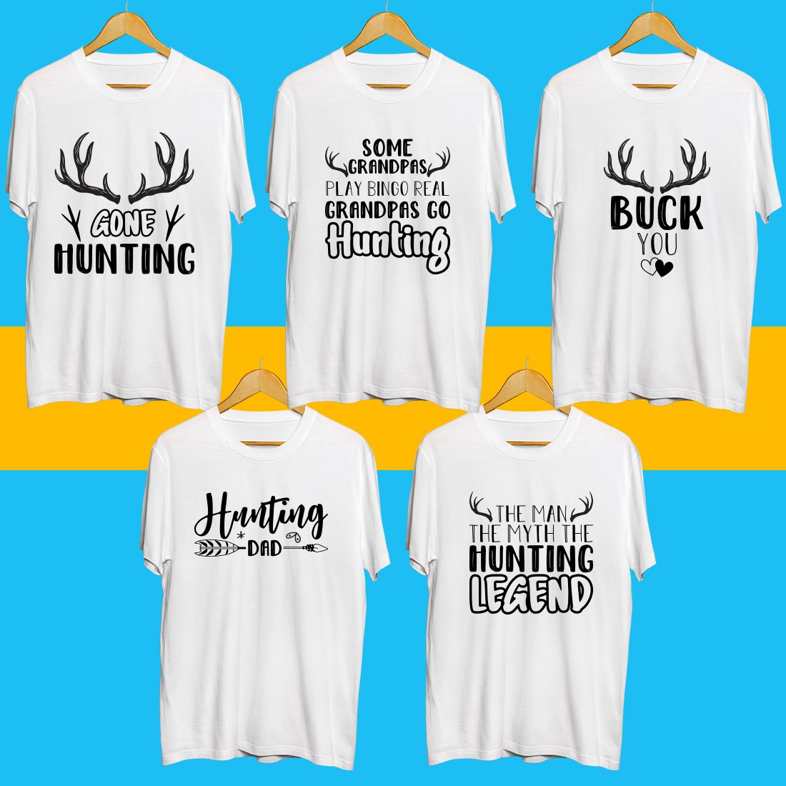 Hunting SVG Bundle cover image.