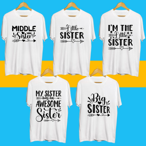 Sister SVG Bundle cover image.
