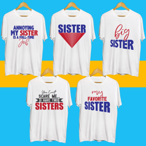 Sister Day SVG Bundle cover image.