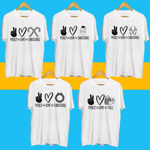 Peace love SVG Bundle cover image.