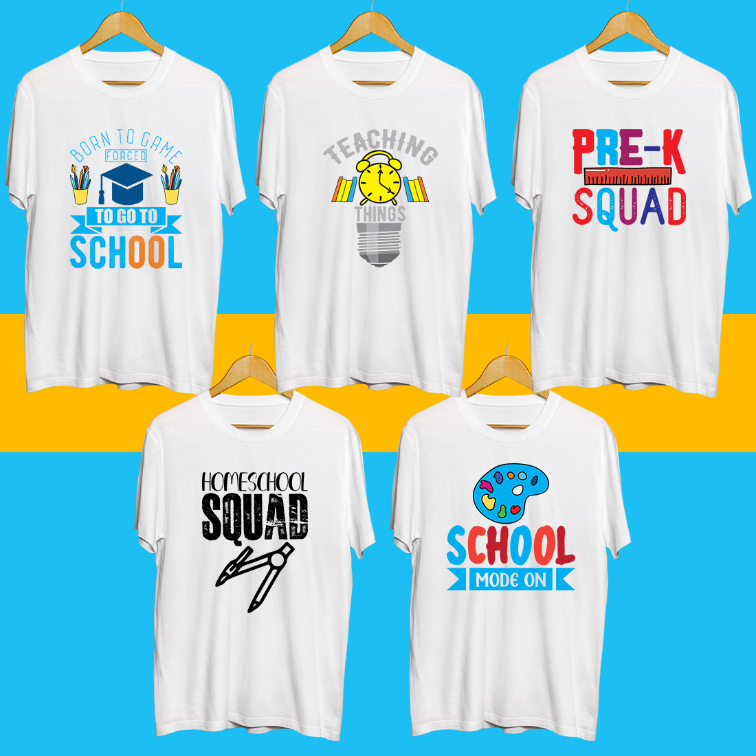 School SVG Bundle preview image.