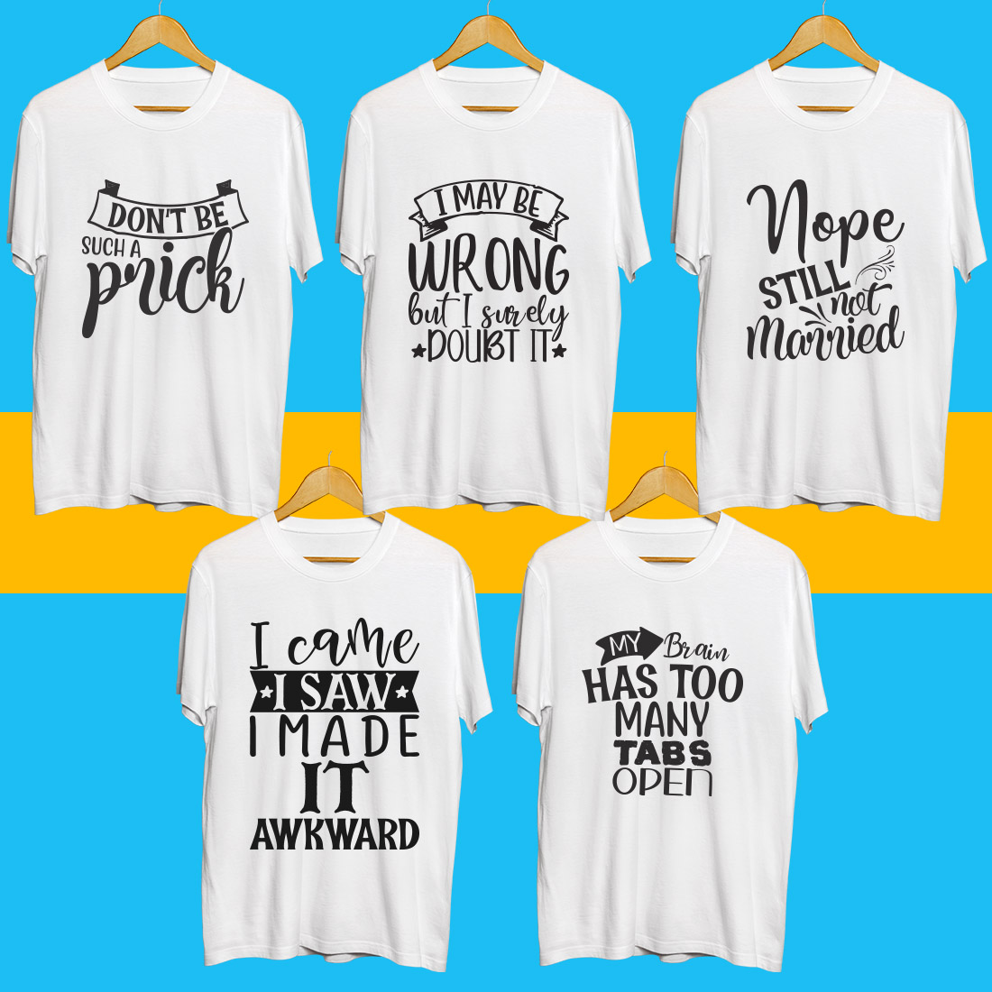 Funny SVG T Shirt Designs Bundle - MasterBundles