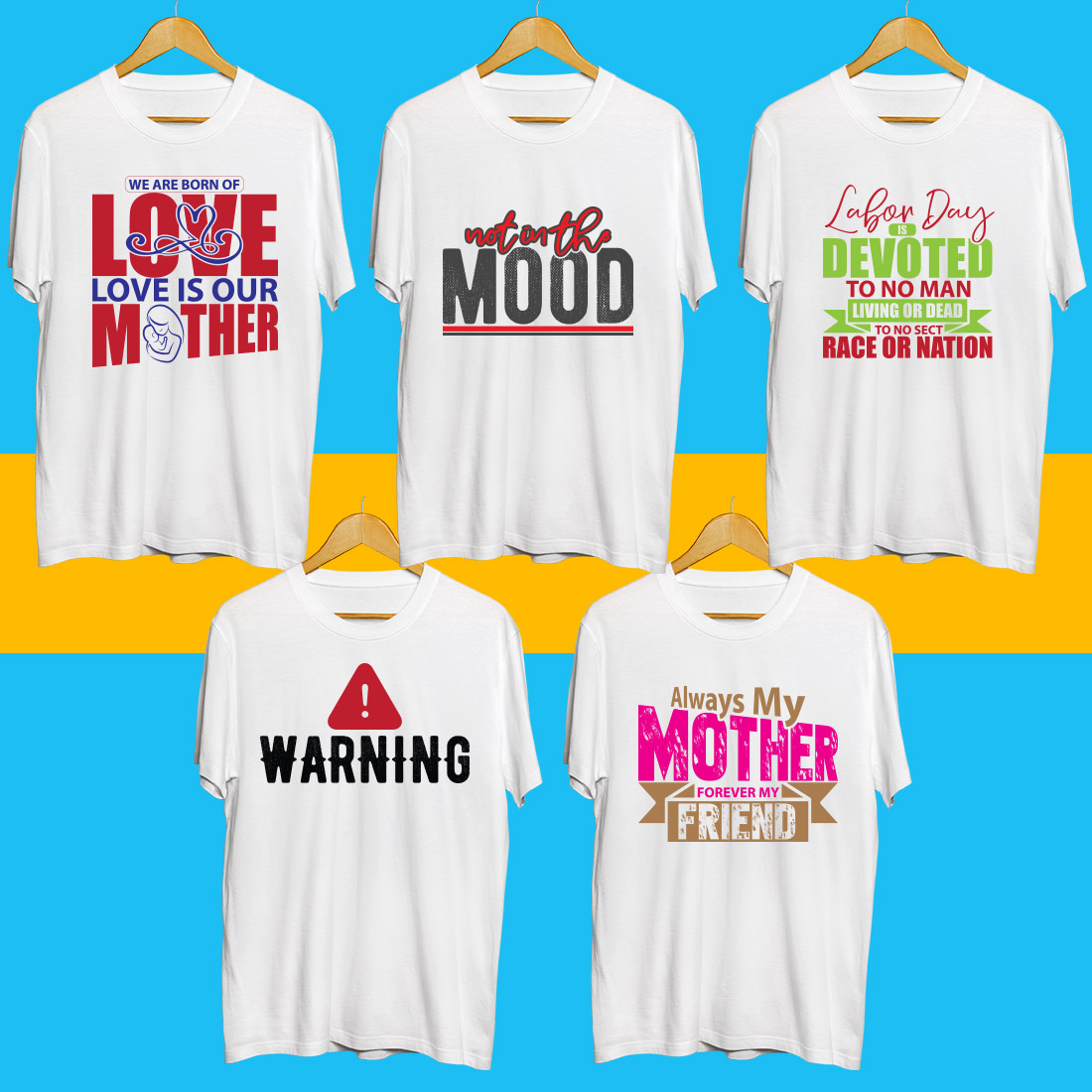 T Shirt Designs Bundle preview image.