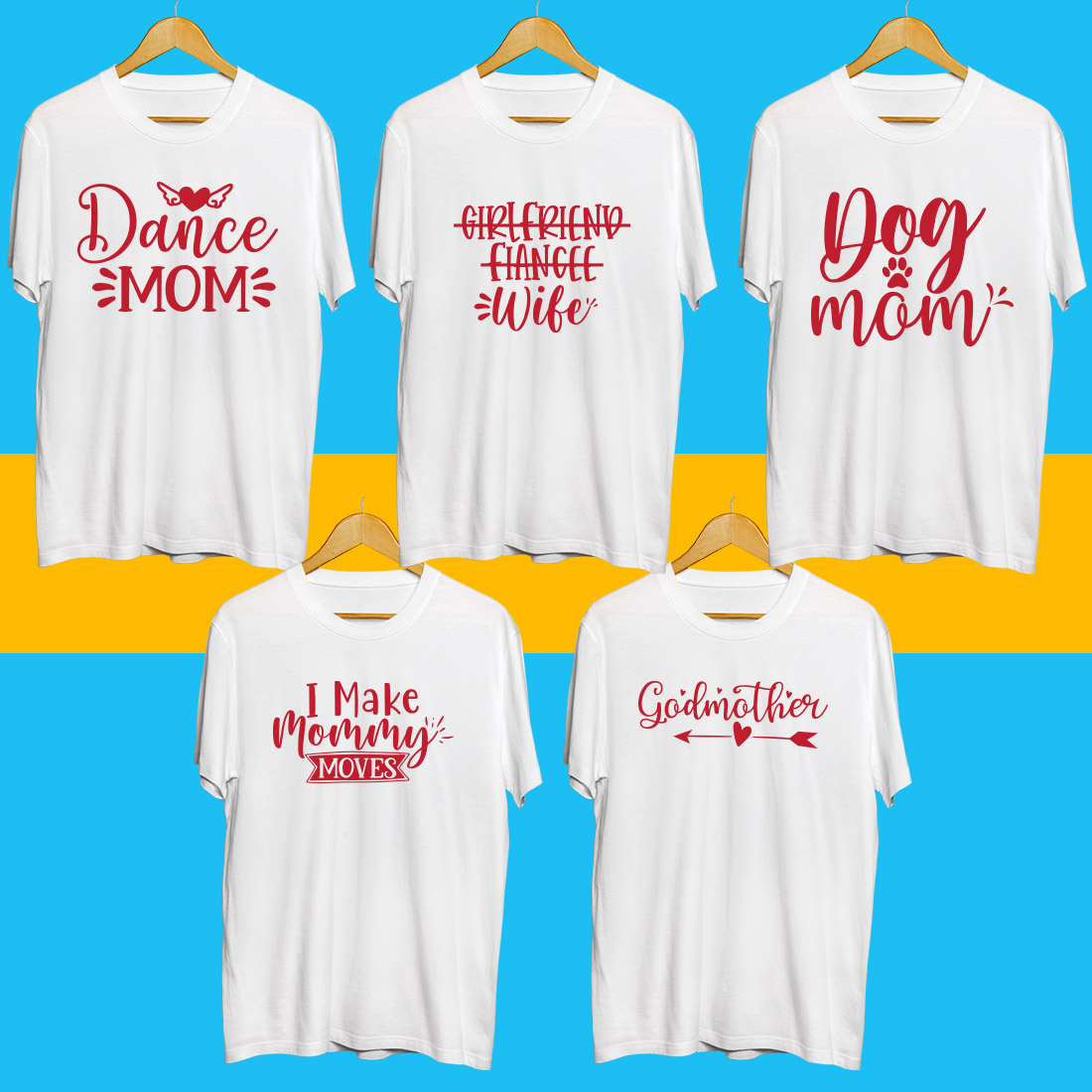 Mom T Shirt Bundle preview image.