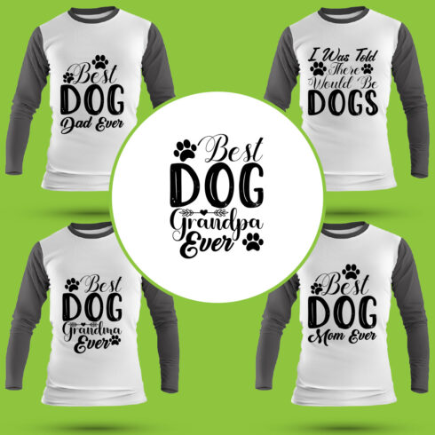 Dog T Shirt Designs Bundle cover image.