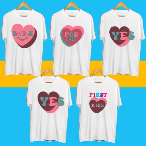 Valentine day SVG Bundle cover image.