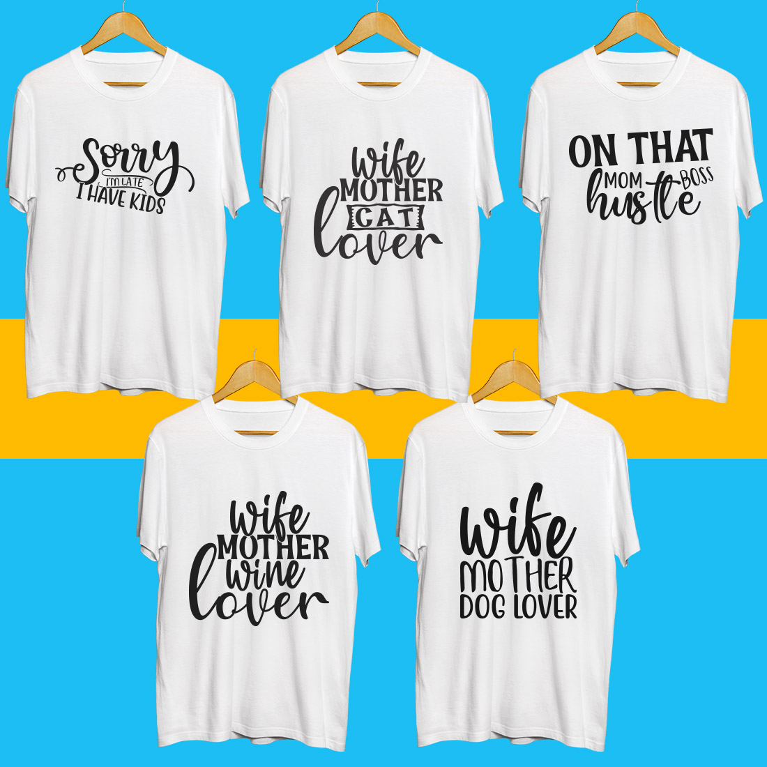 Mom T Shirt Bundle preview image.