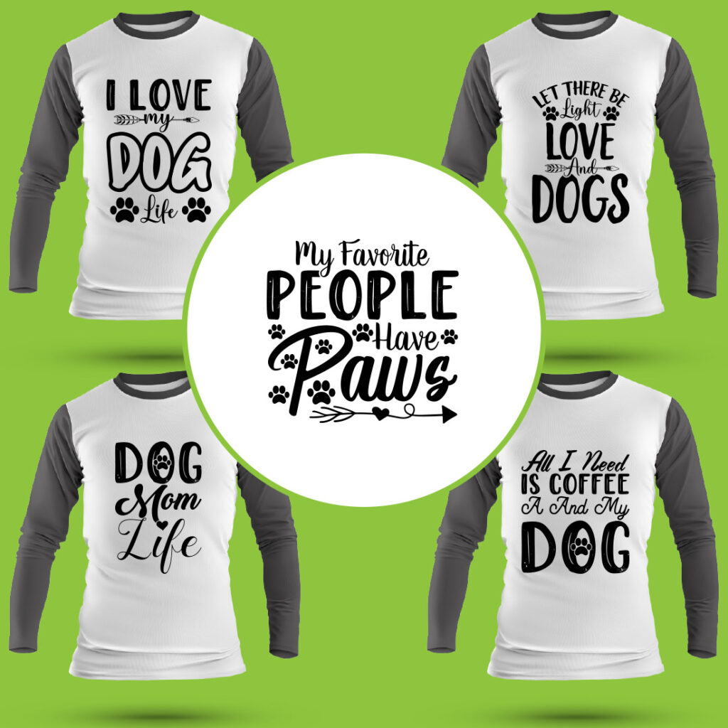 Dog T Shirt Designs Bundle - MasterBundles