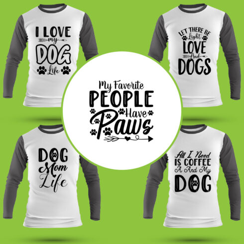 Dog T Shirt Designs Bundle cover image.