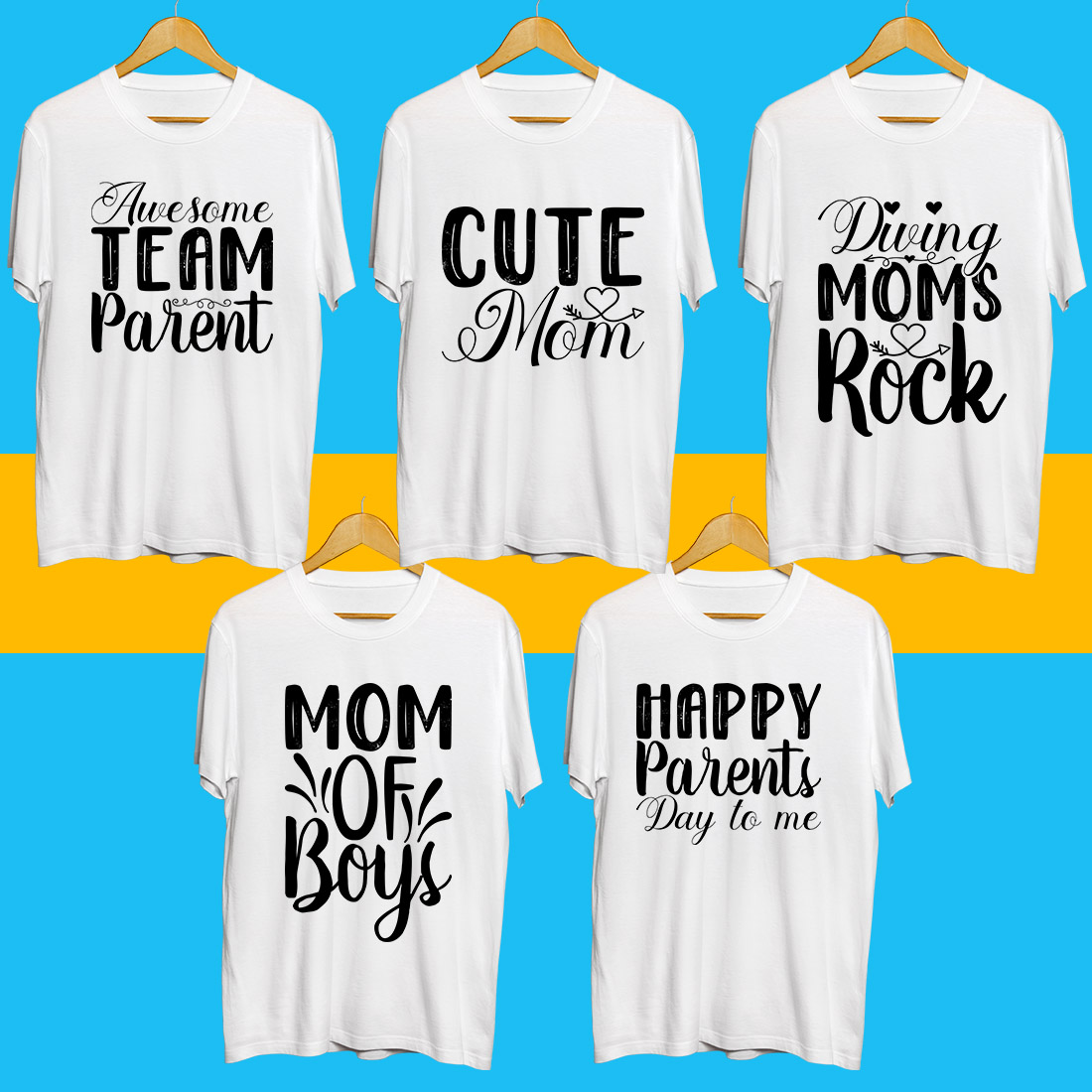 Parents day SVG Bundle preview image.