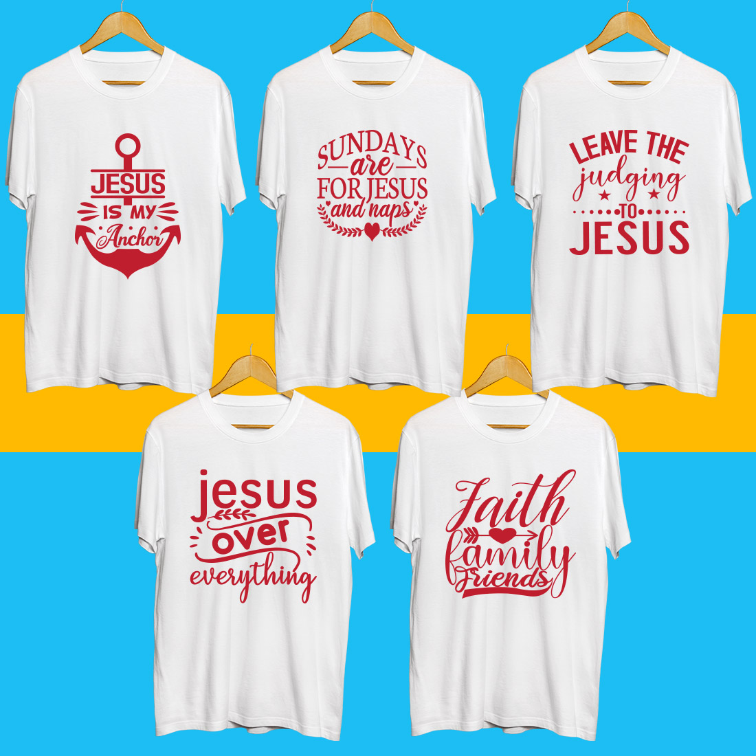 Jesus SVG Bundle preview image.