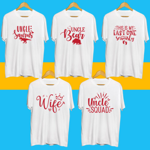 Family SVG T Shirt Designs Bundle cover image.