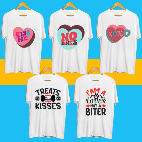 Valentine day SVG Bundle cover image.
