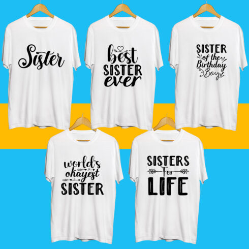 Sister SVG Bundle cover image.