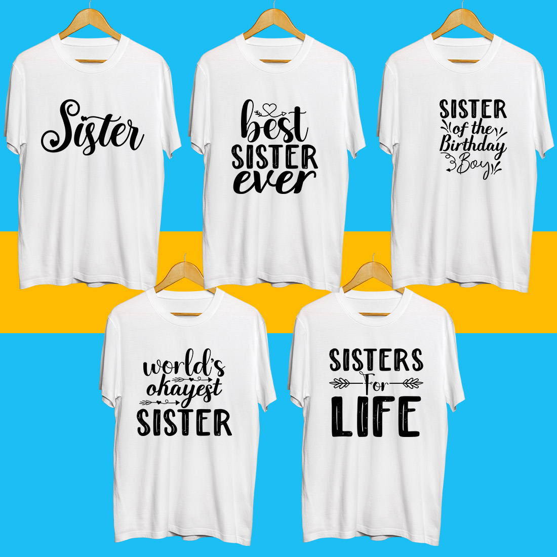 Sister SVG Bundle cover image.