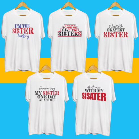 Sister Day SVG Bundle cover image.