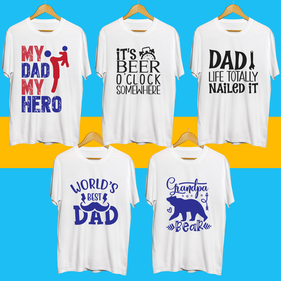 DAD SVG Bundle cover image.