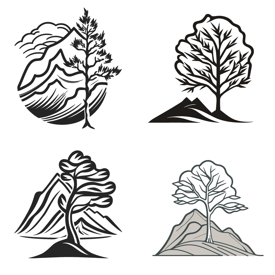 Bare Tree Sketch - ClipArt Best