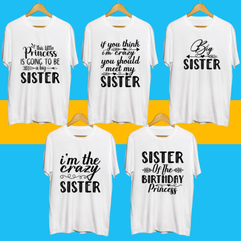 Sister SVG Bundle cover image.