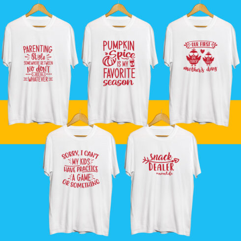 Mom T Shirt Bundle cover image.