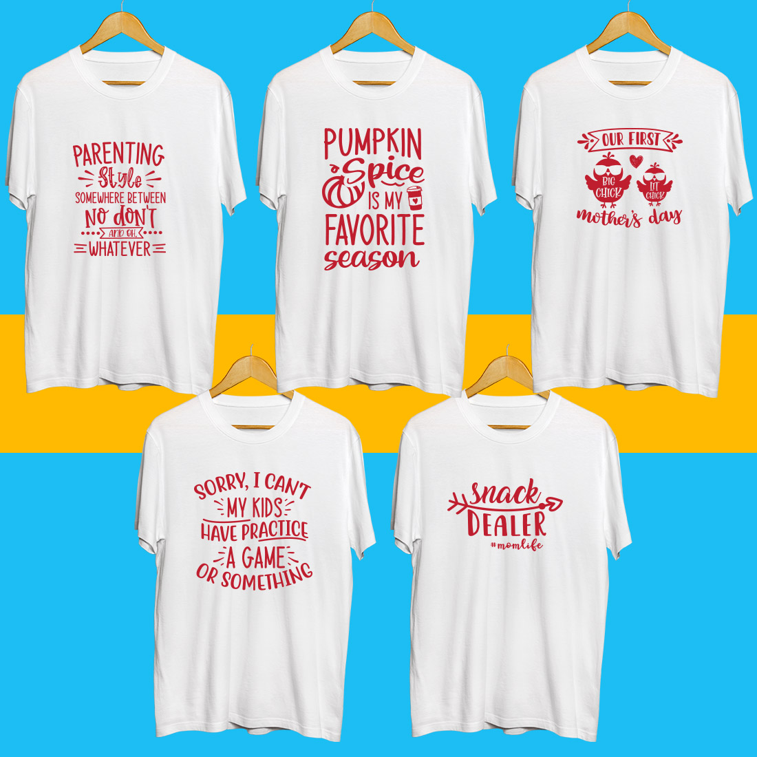 Mom T Shirt Bundle preview image.